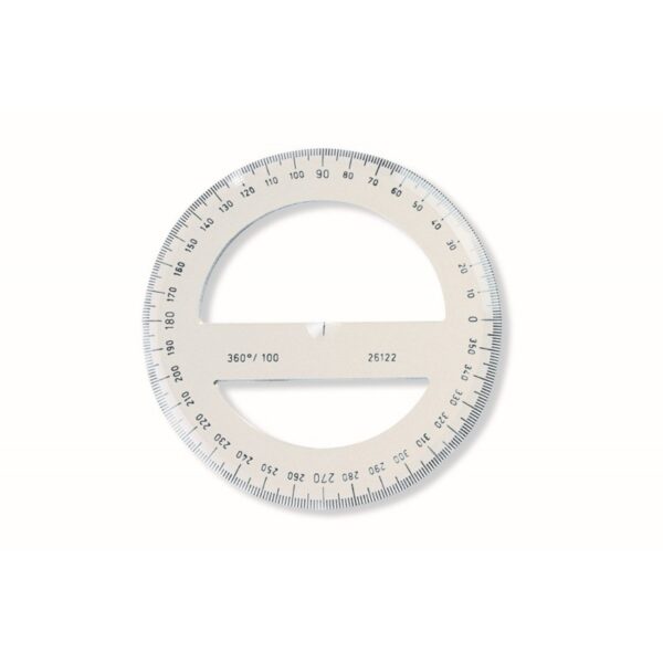 Raportor din plastic transparent 360° / 100 mm Koh-I-Noor cristal Raportor din plastic transparent 360° / 100 mm Koh-I-Noor cristal