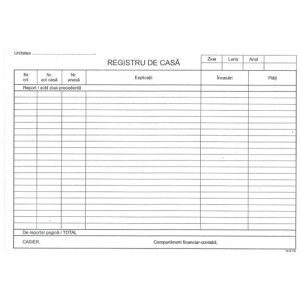 Registru de casă A4 autocopiativ orizontal GENERAL L03288