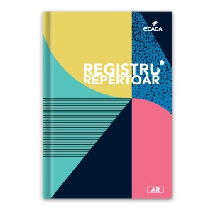 Registru A4 96 file repertoar ECADA 87401AR