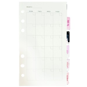 Rezervă agendă organizer 96x170 mm DACO RZ96