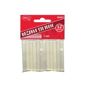 Rezerve silicon 0,7 x 10 cm, set 12, RS007 DACO