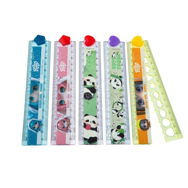 Riglă Cnx 30 cm din plastic, din 2 părți flexibile, diverse culori Riglă Cnx 30 cm din plastic, din 2 părți flexibile, diverse culori