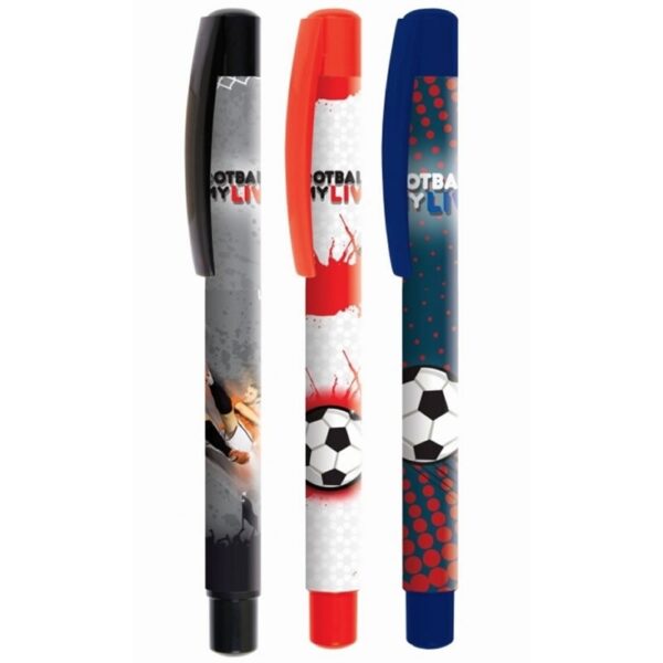 Roller Cresco Football 280034-E 0.7 mm, corp din plastic, diverse culori