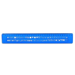 Șablon 30 cm pentru litere și cifre drepte PENSAN Rio 805