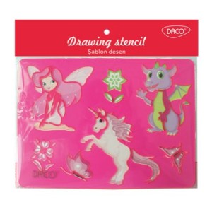 Șablon desen unicorni DACO SB002U