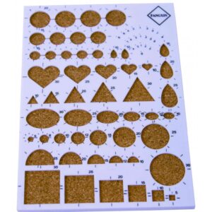 Șablon plastic pentru hârtie quilling Colorarte YZ0020