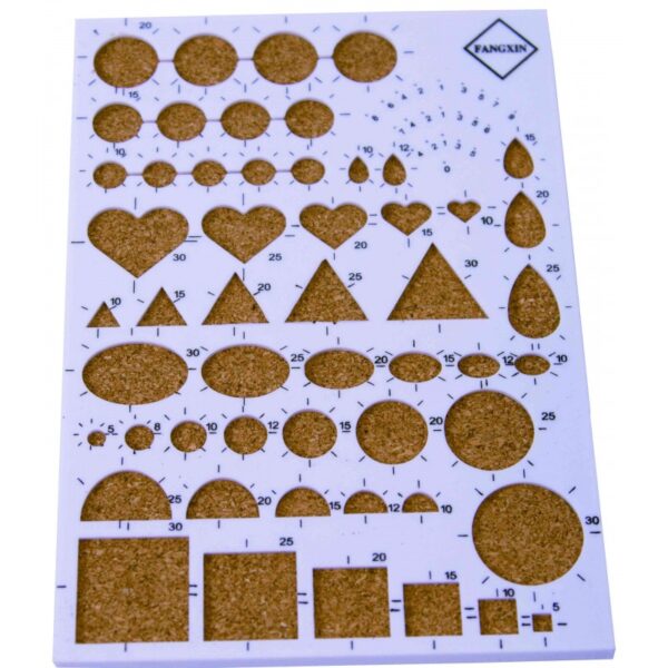 Șablon plastic pentru hârtie quilling Colorarte YZ0020 Șablon plastic pentru hârtie quilling Colorarte YZ0020