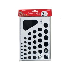 Șablon quilling DACO SB036 cu 36 de cercuri