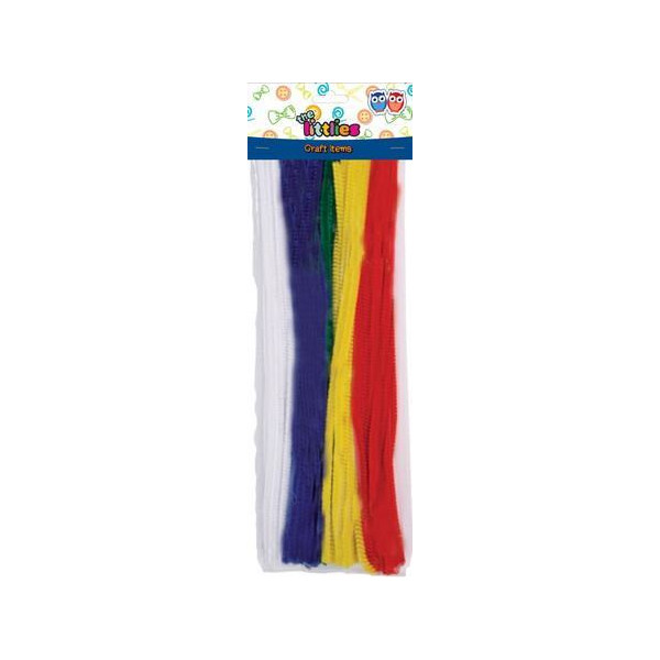 Sârmă plușată The Littlies 6 x 300 mm, 50 bucăți Sârmă plușată The Littlies 6 x 300 mm, 50 bucăți