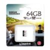 CARD MicroSD KINGSTON, 64 GB, MicroSDXC, clasa 10, standard UHS-I U1, "SDCE/64GB"