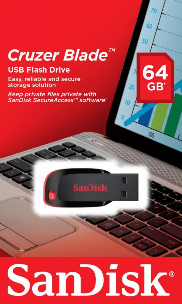 MEMORIE USB 2.0 SANDISK 64 GB, clasica, carcasa plastic, negru, "SDCZ50-064G-B35" MEMORIE USB 2.0 SANDISK 64 GB, clasica, carcasa plastic, negru, "SDCZ50-064G-B35"