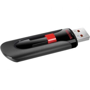 MEMORIE USB 2.0 SANDISK 32 GB, retractabila, carcasa plastic, negru, "SDCZ60-032G-B35"