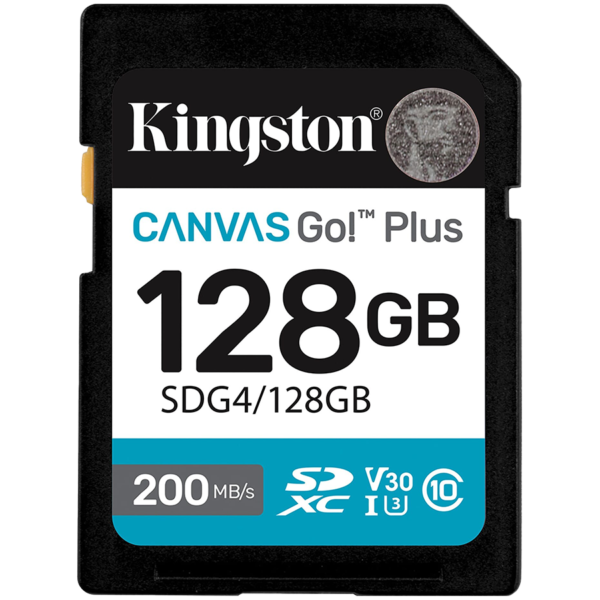 SD CARD KS 128GB CL10 UHS-I CANV GO PLUS "SDG4/128GB" SD CARD KS 128GB CL10 UHS-I CANV GO PLUS "SDG4/128GB"