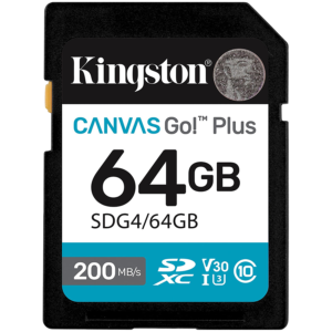 MICROSD KS 64GB CL10 UHS-I CANVAS GO PLS "SDG4/64GB"