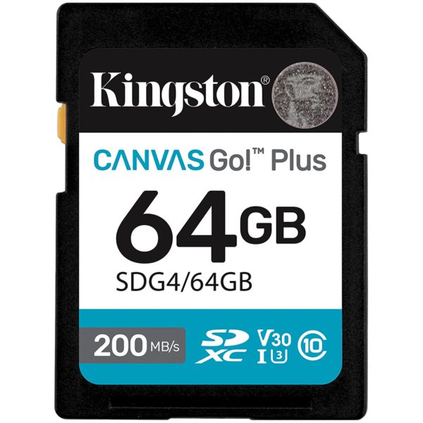 MICROSD KS 64GB CL10 UHS-I CANVAS GO PLS "SDG4/64GB" MICROSD KS 64GB CL10 UHS-I CANVAS GO PLS "SDG4/64GB"