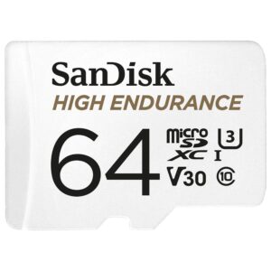 CARD MicroSD SANDISK, 64 GB, MicroSDXC, clasa 10, standard UHS-I U3, "SDSQQNR-064G-GN6IA"