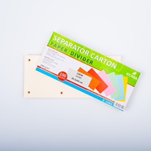 Separator carton crem 10,5 x 24 cm 160 g ECADA 41003C