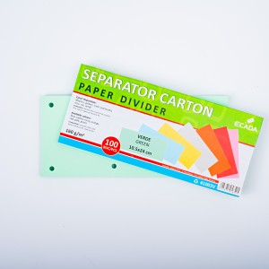 Separator carton verde ECADA 41003V set 100