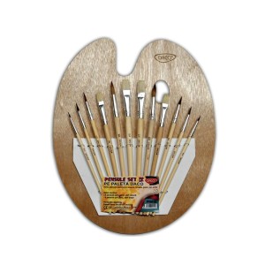 Set 12 pensule pe paletă DACO PN012