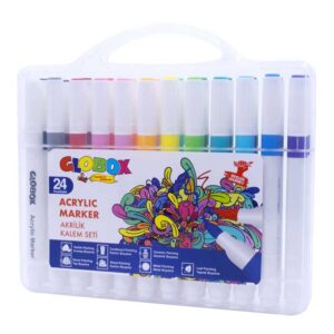 Set 24 markere acrilice Globox 3686