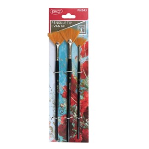 Set 3 pensule tip evantai DACO PN243