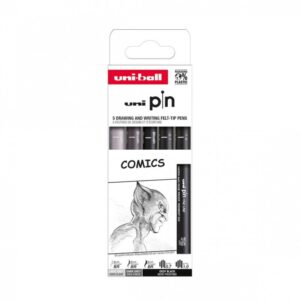 Set 5 linere Uni-ball UNI PIN-200 ASP019 pe bază de apă