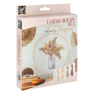 Set broderie Create It vază cu flori 15,2 cm