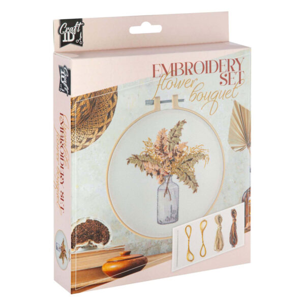 Set broderie Create It vază cu flori 15,2 cm Set broderie Create It vază cu flori 15,2 cm