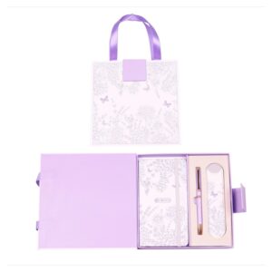 Set cadou Cresco Classic Premium 851000 cu pix lila, agendă A6 și etui