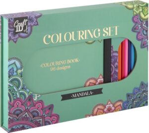 Set coloriaj carte cu 10 creioane colorate Grafix CR5023