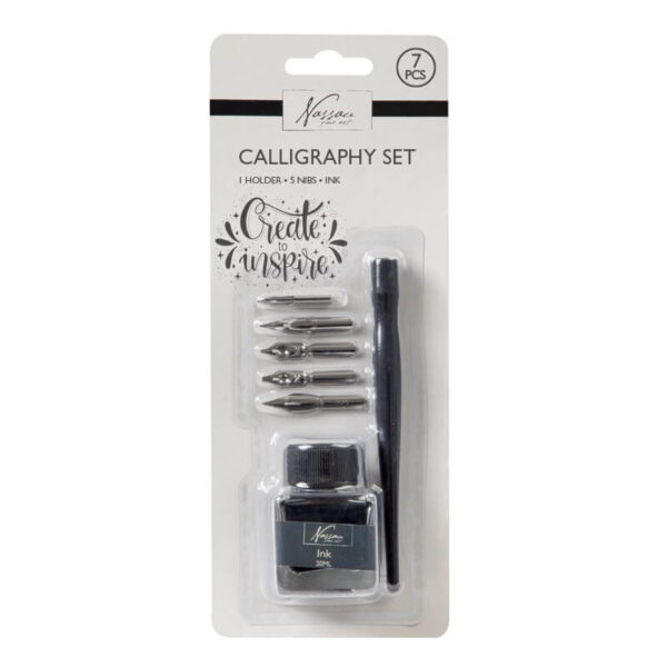 Set de caligrafie Nassau Fine Art 7 piese 921 Set de caligrafie Nassau Fine Art 7 piese 921