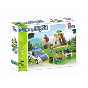 Set de construcție Alleblox Camping Kit zona de campare AB7001, 251 piese, 6+ Set de construcție Alleblox Camping Kit zona de campare AB7001, 251 piese, 6+