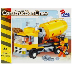Set de construcție Alleblox Construction Crew betonieră AB5005, 216 piese Set de construcție Alleblox Construction Crew betonieră AB5005, 216 piese
