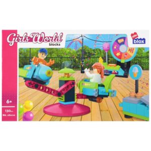 Set de construcție Alleblox Girls World - în parc AB6026 / 547906, 130 piese, 6+