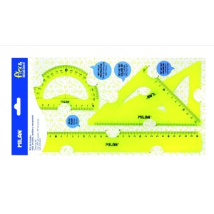 Set geometrie galben MILAN 359801Y