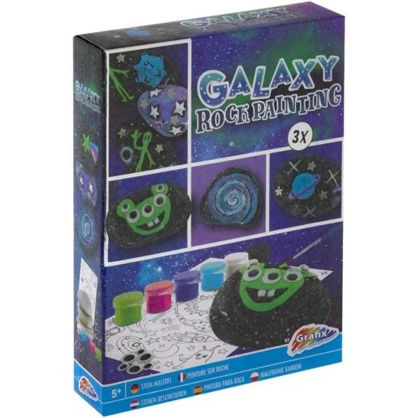 Set pictură pe piatră Rock Painting Galaxy20058 Grafix