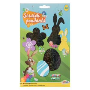 Set răzuibil Scratch Rainbow 8,5 cm Grafix