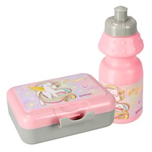 Set recipient școlar și cutie alimente Starpak Magical Unicorn 350 ml 16x12 cm