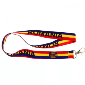 Șnur ecuson textil cu carabină România Talida