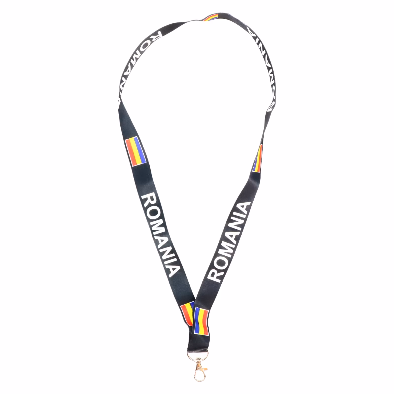 Șnur textil cu carabină România negru Talida