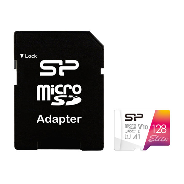 Card de memorie microSDXC SP 128GB UHS-IU1 A1,V10 "SP128GBSTXBV1V20SP"