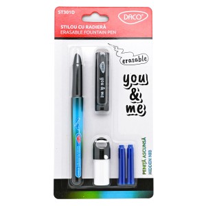 Stilou DACO cu radieră, peniță ascunsă You and Me ST301D