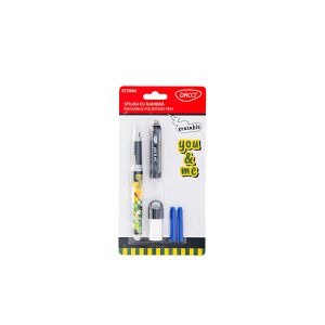 Stilou daco CU radiera you and ME negru ST300N
