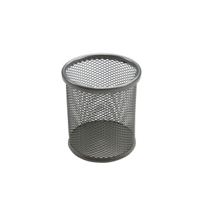 Suport birou cilindric ECADA argintiu 95001AG