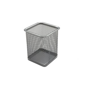Suport birou pătrat ECADA argintiu 95002AG