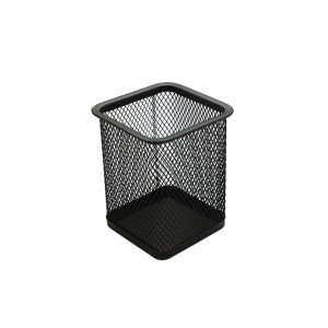 Suport birou pătrat ECADA negru 95002N