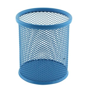 Suport birou cilindric ECADA albastru 95001A