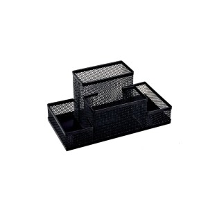 Suport birou cu 4 compartimente ECADA 95004N negru