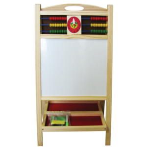 Tablă magnetică educativă cu 2 fețe CNX KXM-812, alb-verde