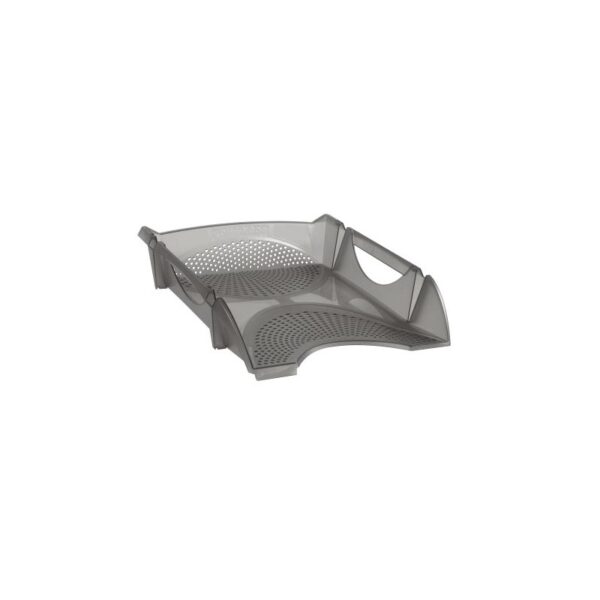 Tăvițe documente din plastic gri fumuriu transparent Koh-I-Noor Tăvițe documente din plastic gri fumuriu transparent Koh-I-Noor
